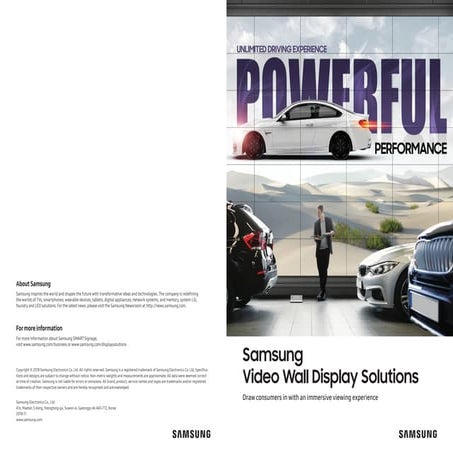 Samsung Retail Display Solutions | PDF