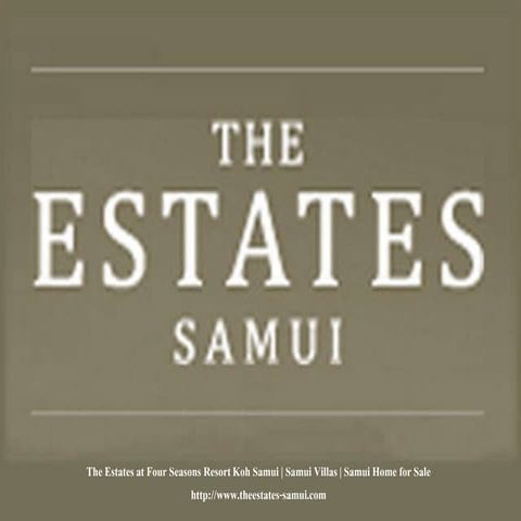 Samui Luxury Villas - The Estates Samui