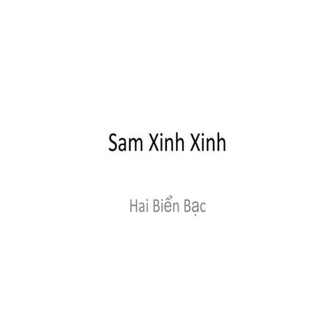 Sam xinh xinh