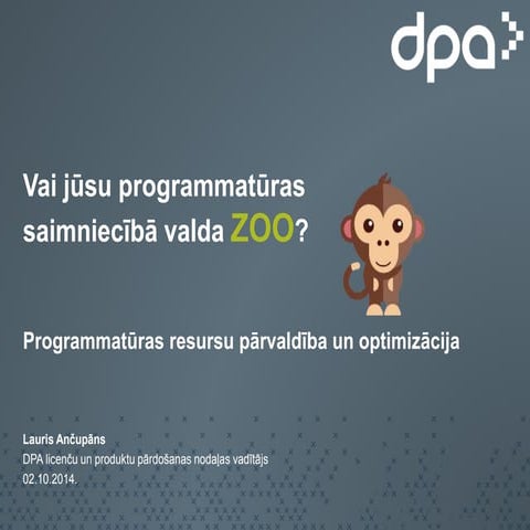 Programmatūras resursu pārvaldība un optimizācija