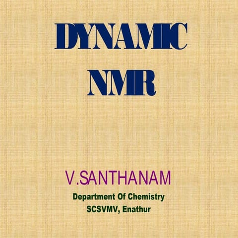 Dynamic NMR