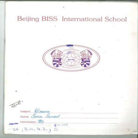 Sana DW Gr 8 Characterisation