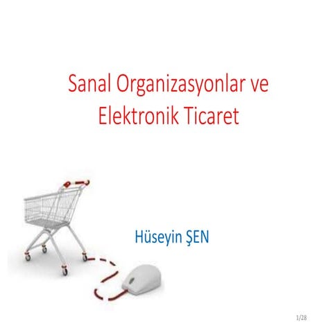 Sanal organizasyonlar ve elektronik ticaret