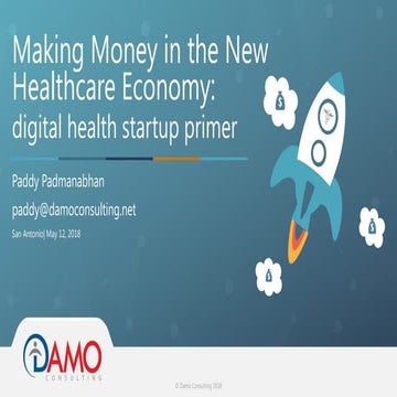 San Antonio HealthTech Bootcamp Presentation May 12, 2018