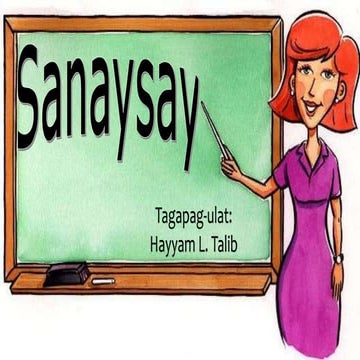 Sanaysay