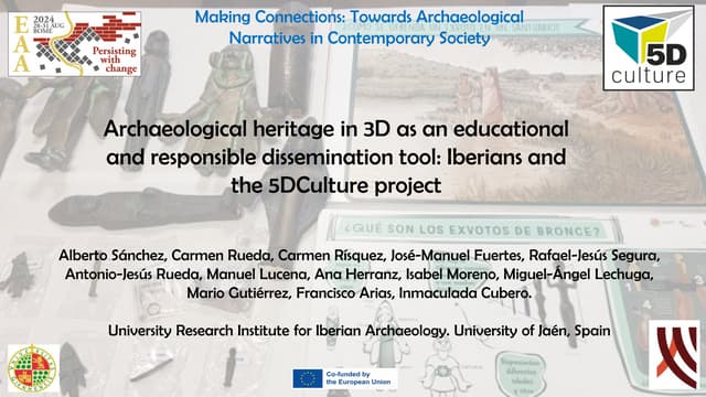 Archaeological Heritage in 3D as an Educational and responsible dissemination tool: Iberians and the 5DCulture project