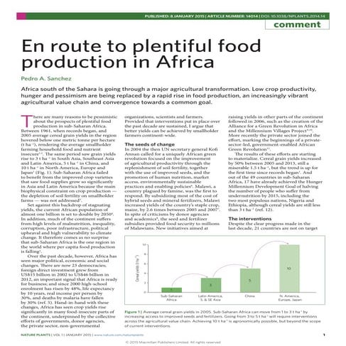 Sanchez - nature plants 2015