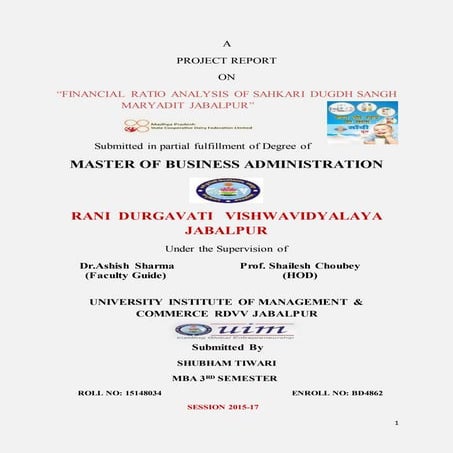 Sanchi milk project report