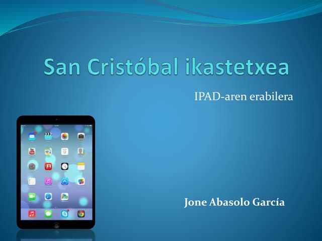 San cristóbal ikastetxea