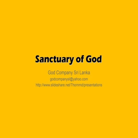 Sanctuary of God