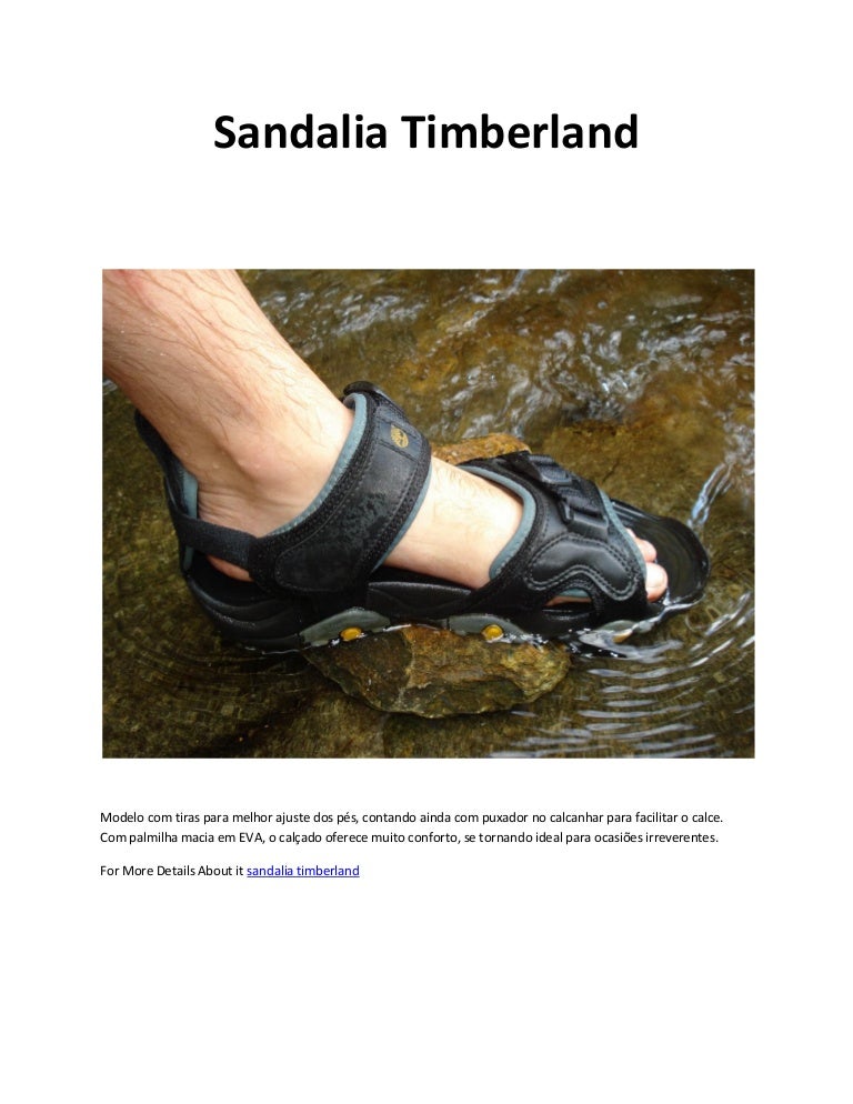 sandália da timberland