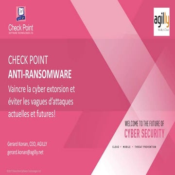 Sand Blast Agent Anti Ransomware Presentation