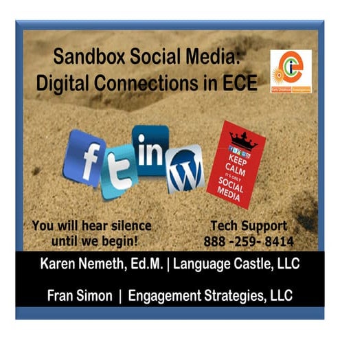 Sandbox social media for early childhood  educators by fran simon