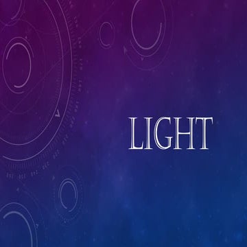 Light types of light types of medium physics