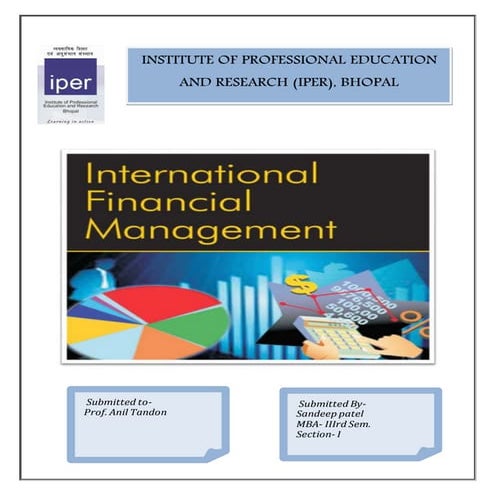 Multinational Financial Management