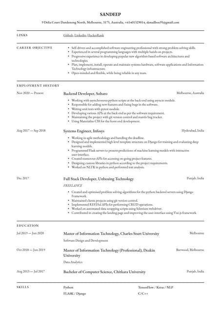 Sandeep Resume