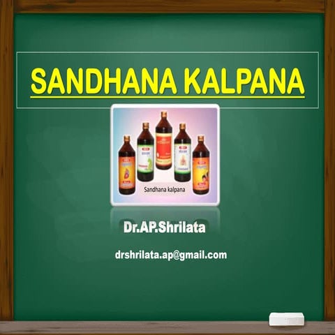 Sandhana kalpana by Dr.shrilata