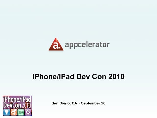 iPhone/iPad Development with Titanium