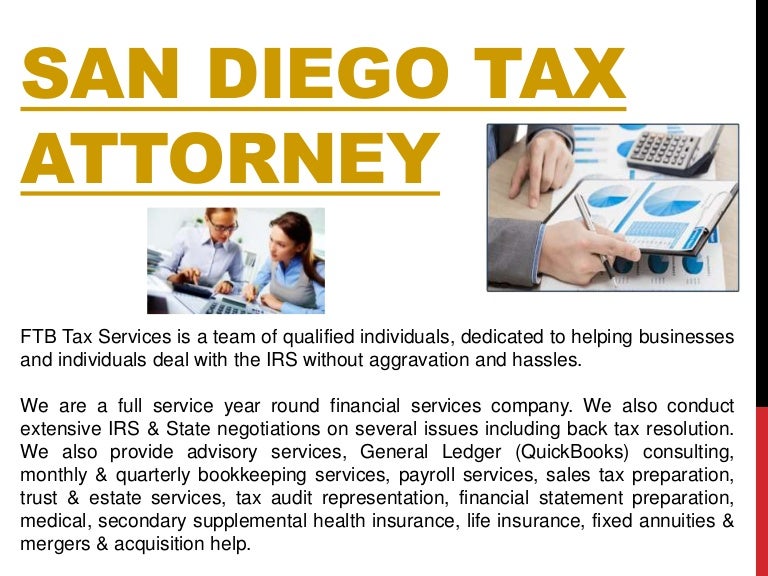San Diego Tax Attorney