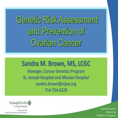 Updates in cancer genetic testing | PDF