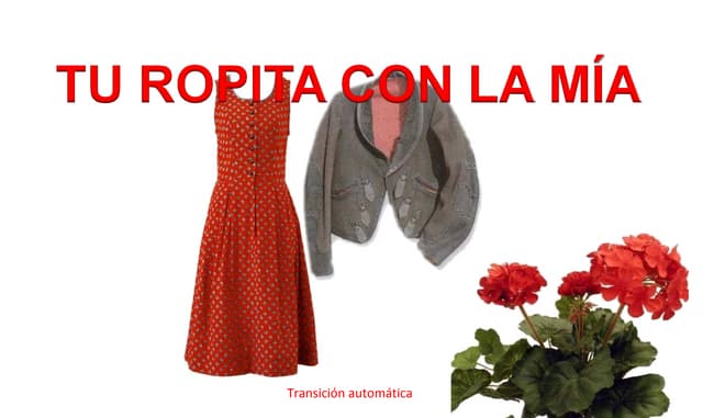 Sandra Cabrera: tu ropita con la mí...