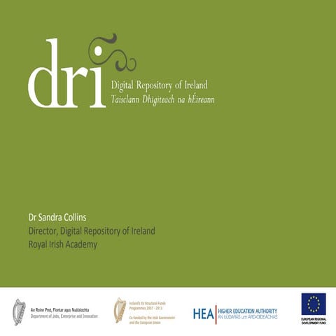 DRI on Open Access to Research Data