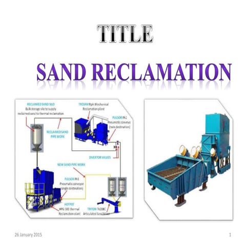 Sand reclimanation