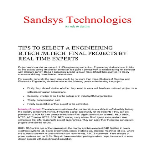 Sandsys technologies (1)