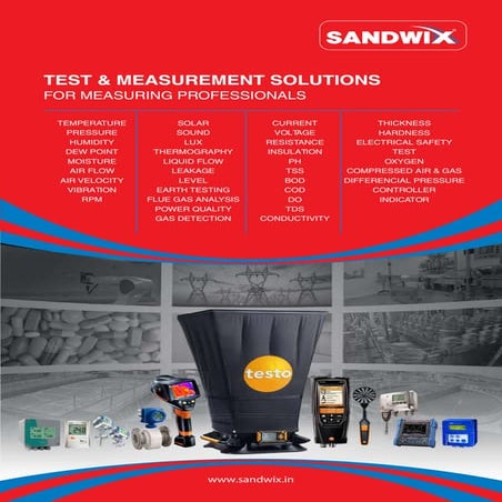 BAUMER SENSORS AND TDS METER By Sandwix Instruments
