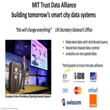 MIT Trust Data Alliance building tomorrow’s smart city data systems