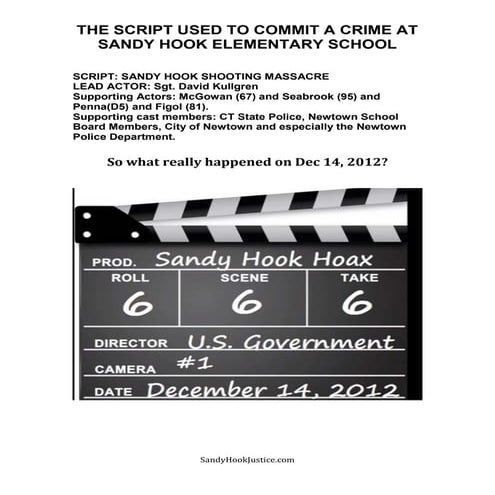 Sandy Hook Script (sandyhookjustice.com) | PDF