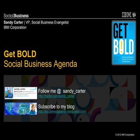 Social Business Practices shared by IBM Vice President Sandy Carter
