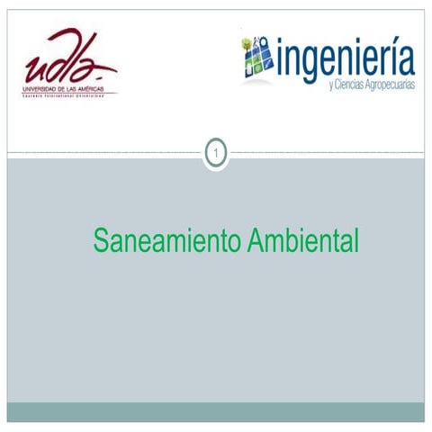 Saneamiento ambiental