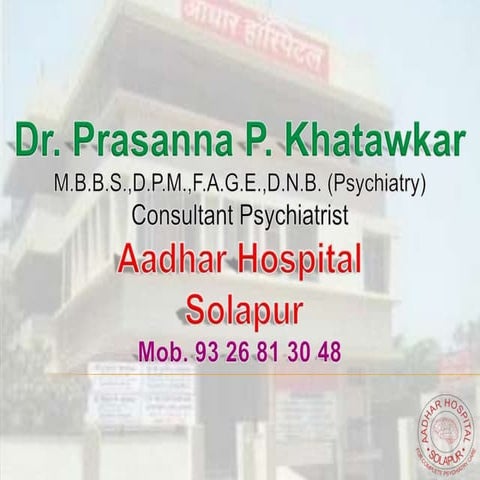 Drugs, Internet & Positive Mental Health