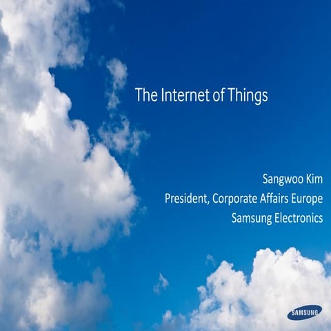 DW 2015: Sangwoo Kim -  The Internet of Things
