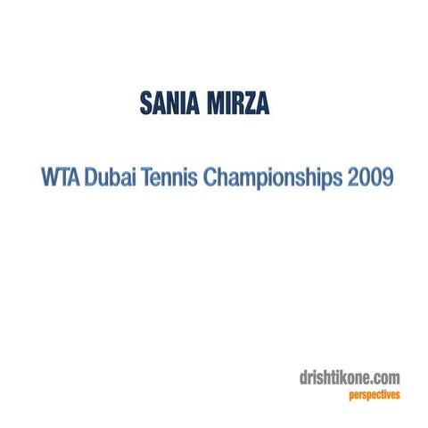Sania Mirza In Dubai