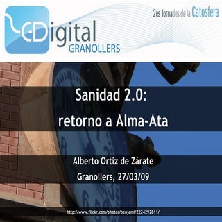 Sanidad 2.0: retorno a Alma-Ata