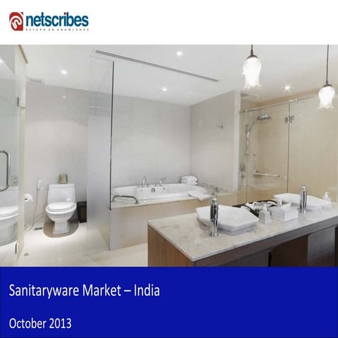 Market Research Report : Sanitaryware market in india 2013 