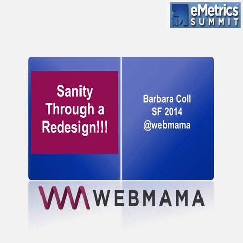 Sanity Through a Redesign!!! SEO and Staying Visible in Search Results. 