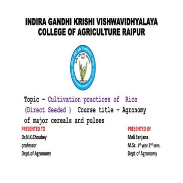 Cultivation practice of (Direct seeded )ppt.pptx