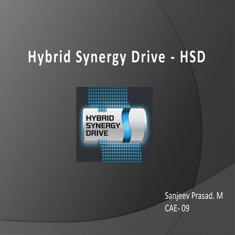 Hybrid Synergy Drive | PPT