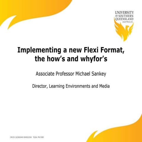 Implementing a new Flexi Format, the how’s and whyfor’s