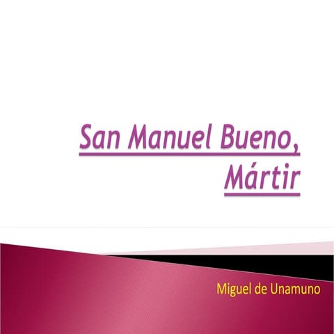 San manuel bueno_martir | PPT