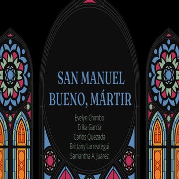 San Manuel Bueno, mártir - Parte II.pptx