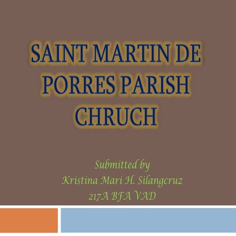 San martin de porres parish