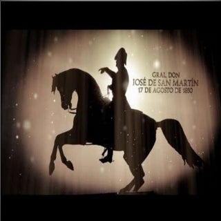 Historieta de  José de San Martín.