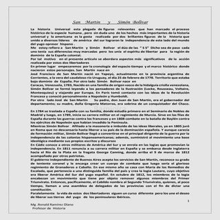 San    Martin      y      Simón  Bo...