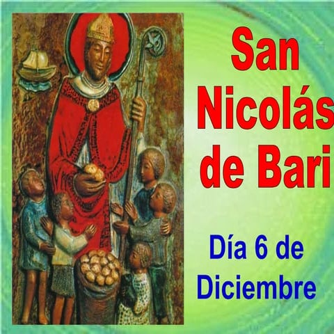 San Nicolás de Bari   Santo del mes de diciembre