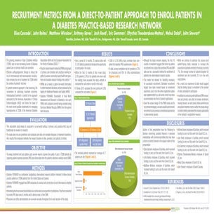 Recruitment Metrics from a Direct-to-Patient Approach to Enroll Patients in a...