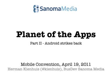 Mobile Convention Amsterdam - Sanoma Media - Herman Kienhuis